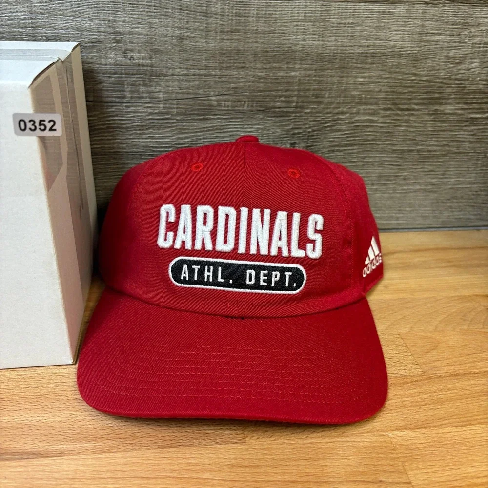 Louisville Cardinals‎ Hat Cap Strap Back Red Adidas Adjustable One Size